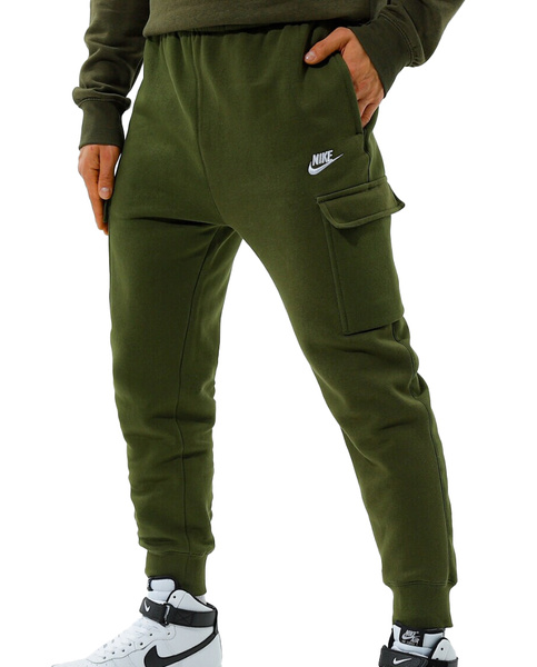 Zielono-Khaki Spodnie Nike CD3129-326 M Męskie Cargo Taper