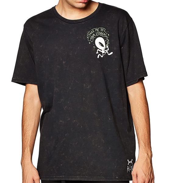 Czarna Męska Koszulka Under Armour Run Flying 1361481001 L