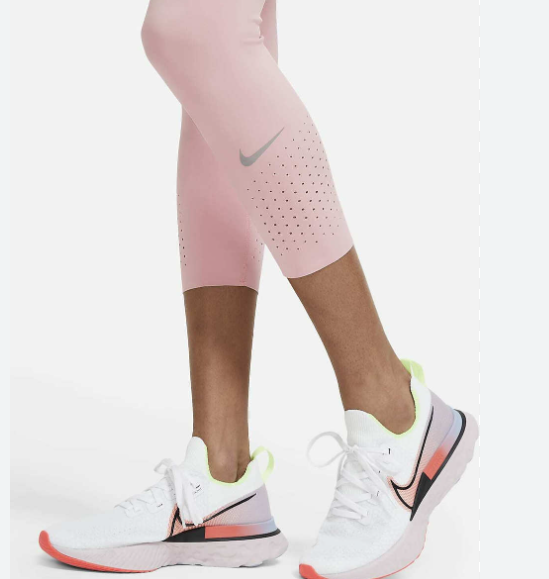 Różowe Damskie Legginsy Nike Epic Lux Power 3/4 Dri-FIT CN8043630 M