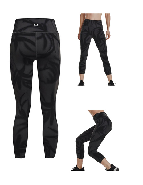 Multikolor Damskie Legginsy UA Meridian Crop SM 1361001-010