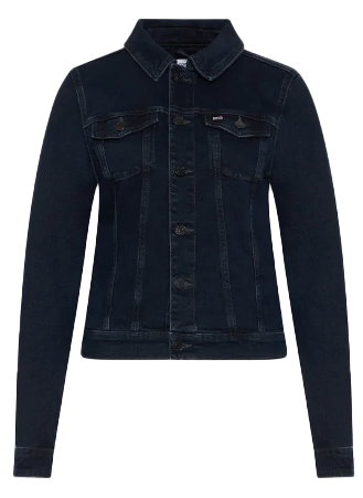 Tommy Hilfiger Kurtka Damska Jeansowa - Granatowa - Rozmiar L - Tommy Jeans - Vivianne Slim Fit - DW0DW10664