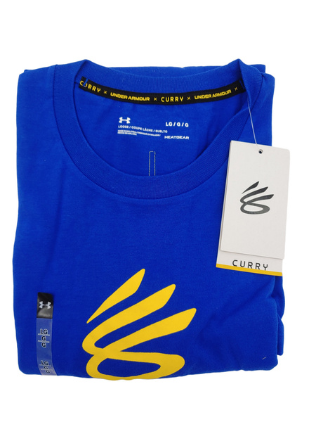 Niebieska Męska Koszulka Under Armour Curry Splash 1362819400 L