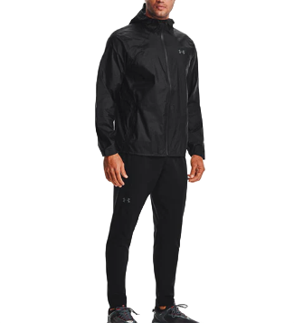 Czarna Męska Wiatrówka Under Armour Impasse Storm 1360416-001 L