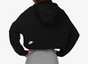 Bluza Damska Nike z Kapturem - Krótka - Czarna - Rozmiar M - DZ4604-010