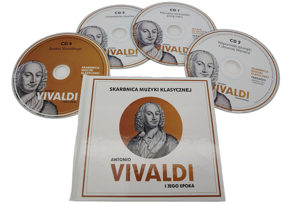 Antonio  Vivaldi i Jego Epoka 4xcd Skarbnica Muzyki