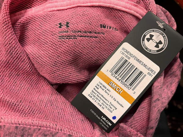 Różowa Bluza Damska Under Armour 1351806691 SM French Terry