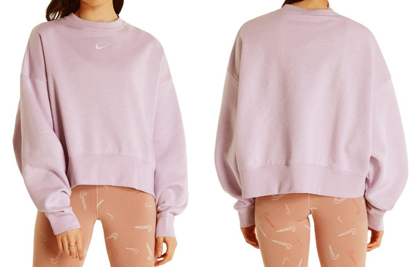 Fioletowa Bluza Damska Nike DQ5096-530 XS Oversize