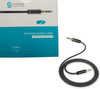 KABEL  AUDIO MINIJACK 3,5mm PREMIUM AUX 1m SYNCWIRE