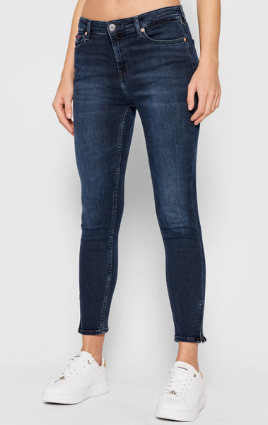 Tommy Jeans Spodnie Damskie - Jeans Skinny Nora - Niebieskie - Rozmiar 26/32 - DW0DW10314