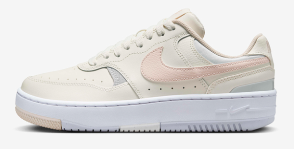 Białe Z Różowym Logo Buty Nike Gamma Force DX9176-111 36,5 Damskie