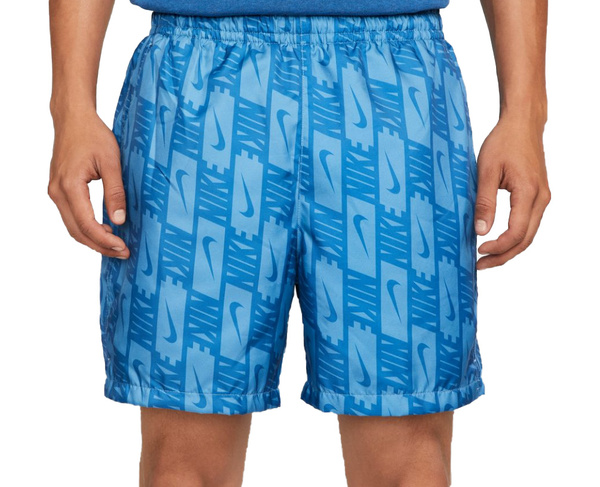 Spodenki Nike Męskie - Niebieskie - Szorty - Sportswear Repeat - DV0319-469 - Rozmiar L