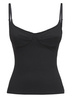 Calvin Klein - Czarny Top Gorsetowy - Rozmiar L - K20K203546BEH