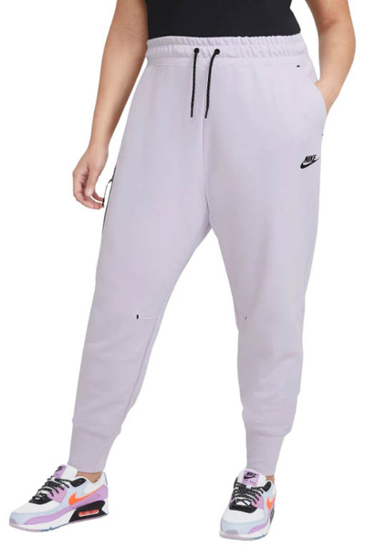 Fioletowe Joggery Damskie Nike DA2043-578 1X Tech Fleece Plus Size