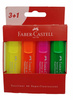 Zakreślacze Faber-Castell Textliner 46 4 szt. Superfluorescent