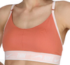 Nike Biustonosz Sportowy - Pomarańczowy Stanik Indy z Wyjmowaną Wkładką - Rozmiar M - DM0560-827