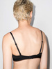 Biustonosz Calvin Klein - Czarny - Rozmiar M - Unlined Balconette - 0040173WBE UB1