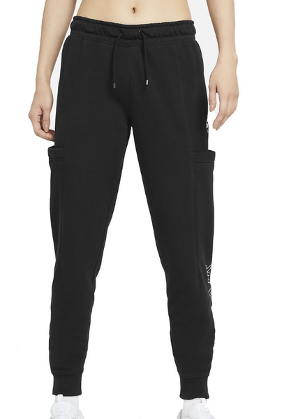 Spodnie Damskie Nike Air Fleece Czarne XL CZ8626-010