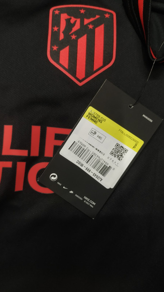 Czarna damska koszulka Nike Atletico Madryt 19/20 AJ5769-010 S