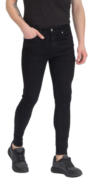 Czarne Jeansy Męskie Calvin Klein Super Skinny 36/32 J302J315352