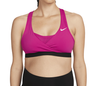 Nike Biustonosz Sportowy - Do Karmienia - Różowy - Rozmiar L - Swoosh Dri-FIT - CQ9289-621