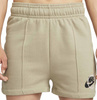 Nike Spodenki Damskie - Beżowe - Rozmiar L - Sportswear Fleece Shorts - DX5677-351