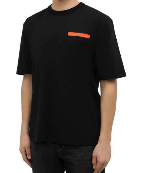 Czarna Męska Koszulka Calvin Klein Logo K10K109204-BEH XL