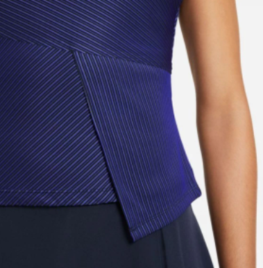 Fioletowo-Czarna Koszulka Nike DJ6567-451 M Damska Tenisowa