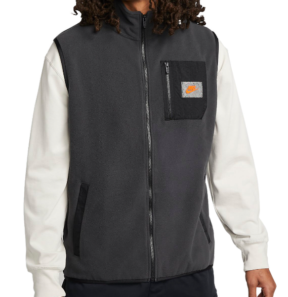 Szara Kamizelka Męska Nike Therma-FIT Fleece DQ5105-070 XS