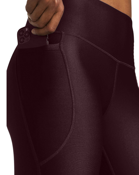 Under Armour Legginsy Damskie 1361011-501 Czerwone SM HeatGear