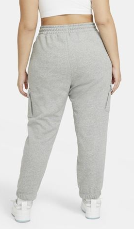 Szare Damskie Spodnie Nike NSW Bojówki 2X DC6941-063