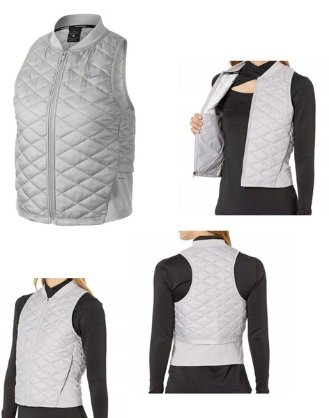 Bezrękawnik Damski Nike Running Aerolayer Szary M CJ5562-059