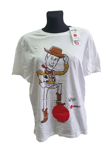 Koszulka Damska Disney - T-shirt Biały - Rozmiar S - Chudy