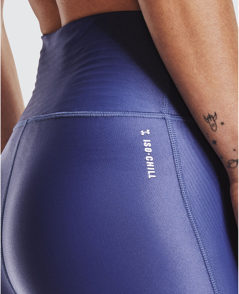 Fioletowy Damskie Legginsy UA Iso-Chill SM 1361038-561