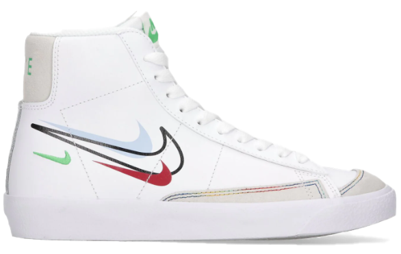 Sneakersy Blazer Mid 77 GS Junior Białe DM9475-100 r. 36,5