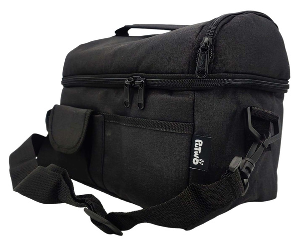 Czarna Torba Termiczna na Lunch Putwo