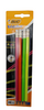 Ołówki BIC Evolution Fluo HB z Gumką 4 szt.