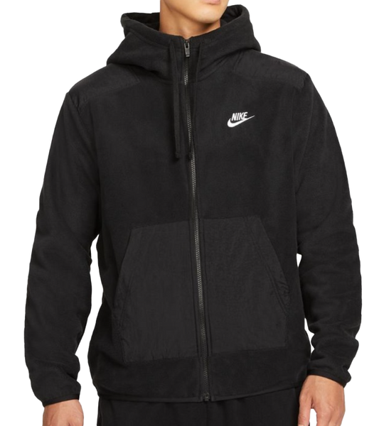 Czarna Bluza Nike DV8160-010 S Męska Polarowa Kaptur