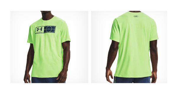 Zielona Męska Koszulka Under Armour HeatGear 1359082321 L