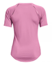 Różowa damska koszulka Under Armour Rush Scallop SS 1360852680 SM