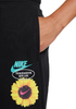 Czarne Spodnie Nike dla Juniorów XL z Grafiką Love DM8089-010