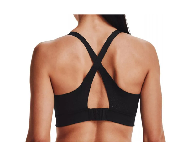 Czarny Damski Stanik Under Armour Rush High 75B 1363485001