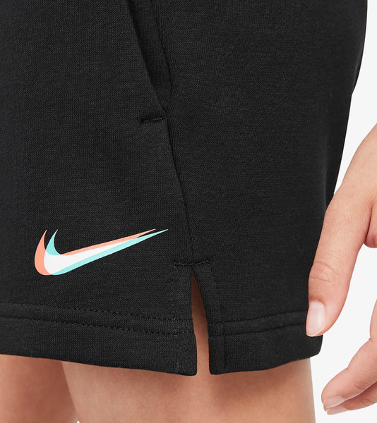Czarne Spodenki Nike DM4693-010 XL Junior Dziewczęce