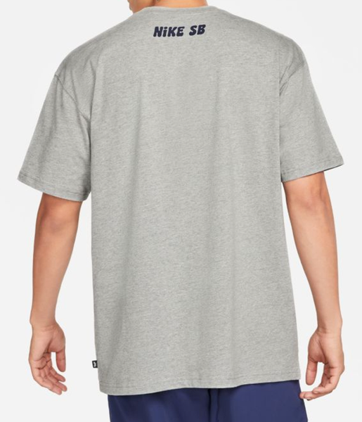 Szara Męska Koszulka Nike Tee SB Waxed DM6492-063 XS