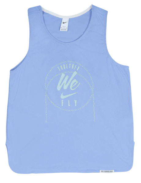 Top Nike Fioletowy Treningowy Fly Seasonal Tank DQ6785-569 S