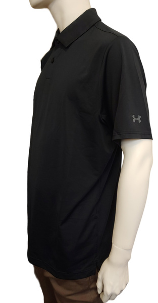 Czarna Koszulka Polo Męska UA Golf 1364467001 L HeatGear
