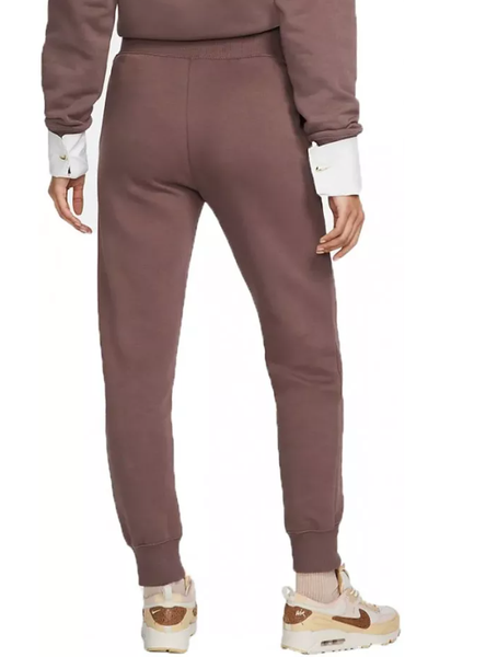 Brązowe Spodnie Nike XL Damskie FD0893-291 FLC Wysoki Stan