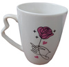 KUBEK  PORCELANOWY 360ml 11cm MON AMOUR