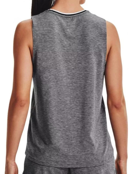 Ciemnoszary Top Damski Under Armour Athlete Recovery SM