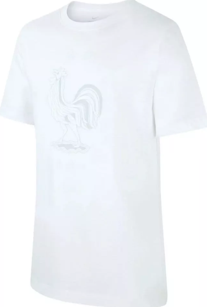 Biała Koszulka Nike CD1487-100 L Junior Chłopięca Francja