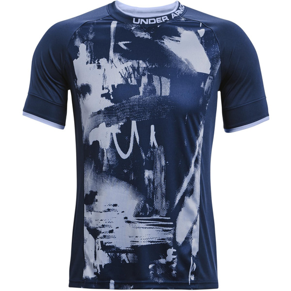 Granatowa Męska Koszulka Under Armour Challenger III HeatGear 1343916498 L